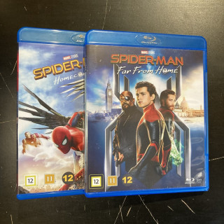 Spider-Man - Homecoming / Far From Home Blu-ray (M-/M-) -toiminta/sci-fi-