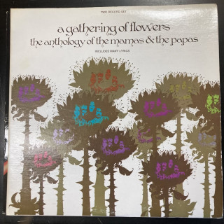 Mamas & The Papas - A Gathering Of Flowers (The Anthology) (US/1970) 2LP (VG+/VG+) -folk rock-
