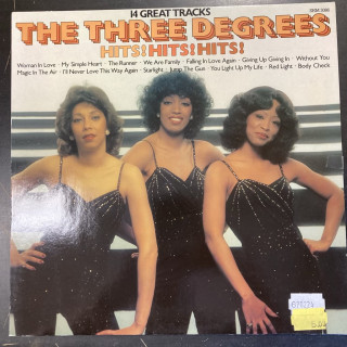 Three Degrees - Hits! Hits! Hits! (EU/1981) LP (M-/VG+) -soul-