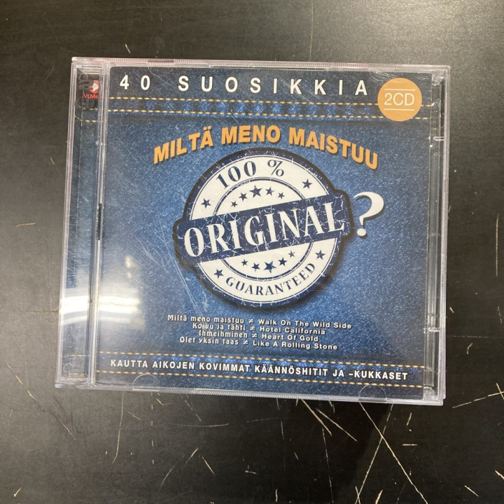 V/A - Miltä meno maistuu (kautta aikojen kovimmat käännöshitit ja -kukkaset) 2CD (VG/VG+)