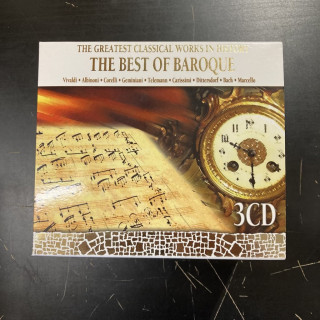 Best Of Baroque 3CD (VG+/VG+) -klassinen-