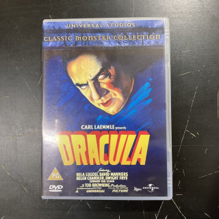 Dracula (1931) DVD (M-/M-) -kauhu- (ei suomenkielistä tekstitystä)