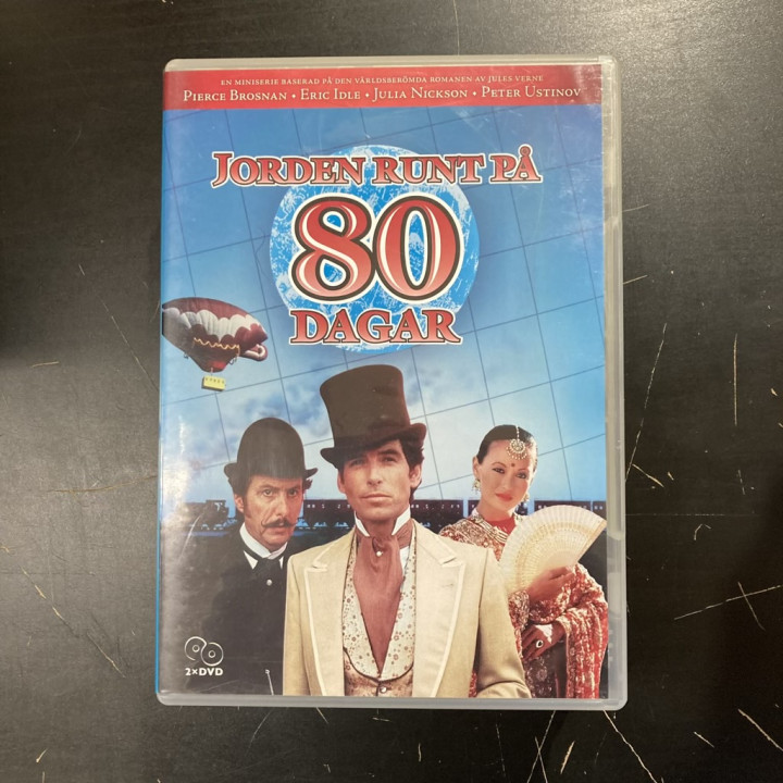 Maailman ympäri 80 päivässä (1989) 2DVD (VG/M-) -seikkailu/komedia-