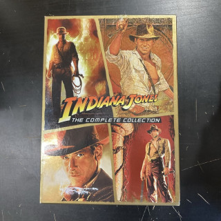 Indiana Jones - The Complete Collection 5DVD (VG-M-/VG) -seikkailu-