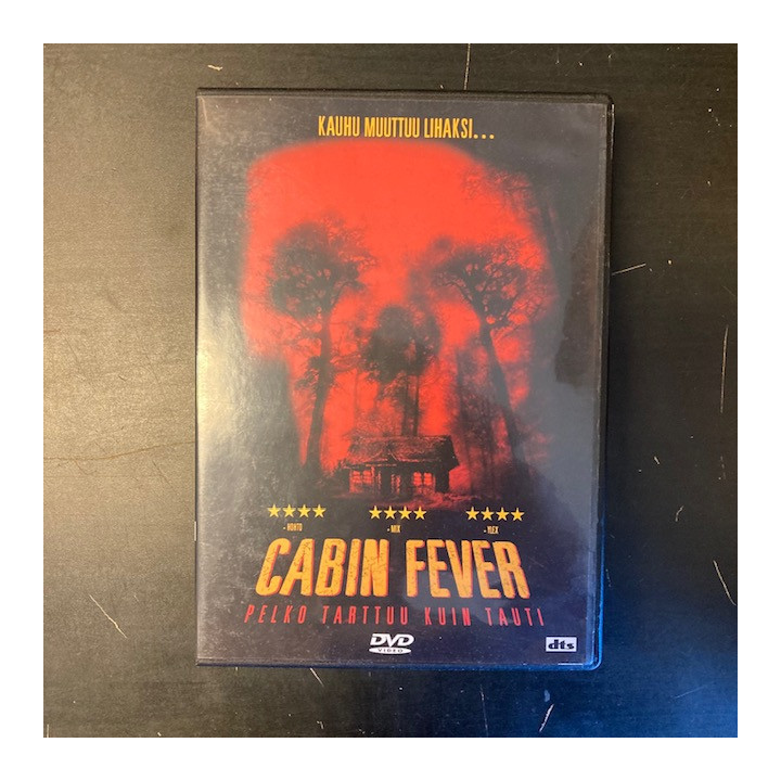 Cabin Fever DVD (VG+/M-) -kauhu-