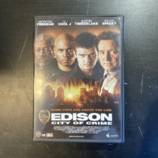 Edison - City Of Crime DVD (VG+/M-) -toiminta-