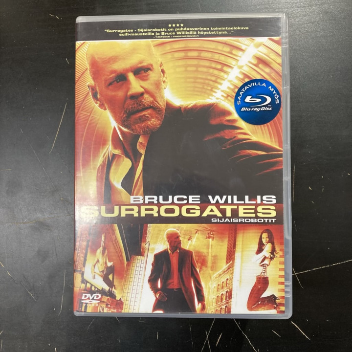 Surrogates - sijaisrobotit DVD (VG/M-) -toiminta/sci-fi-