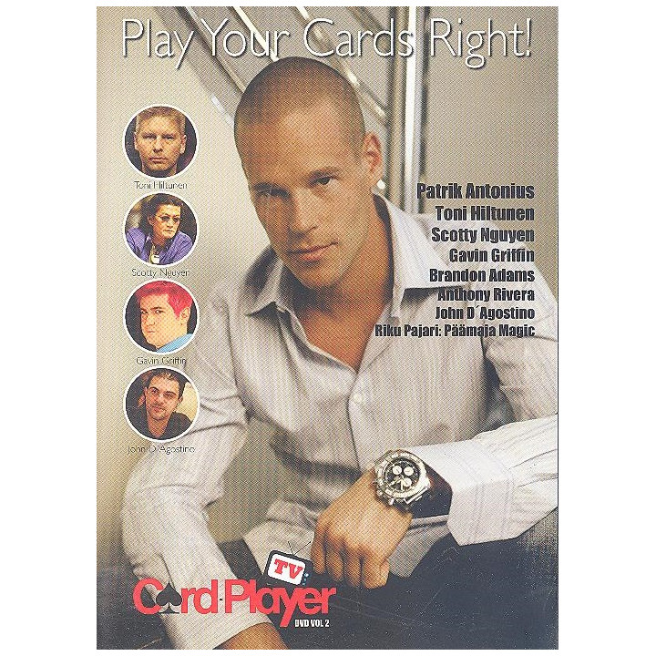 Card Player TV DVD Vol 2 DVD (M-/M-) -pokeri- (ei suomenkielistä tekstitystä)