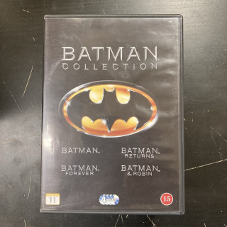 Batman Collection 4DVD (VG+/M-) -toiminta-