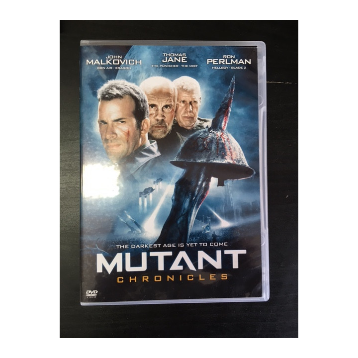 Mutant Chronicles DVD (VG+/M-) -seikkailu/sci-fi-