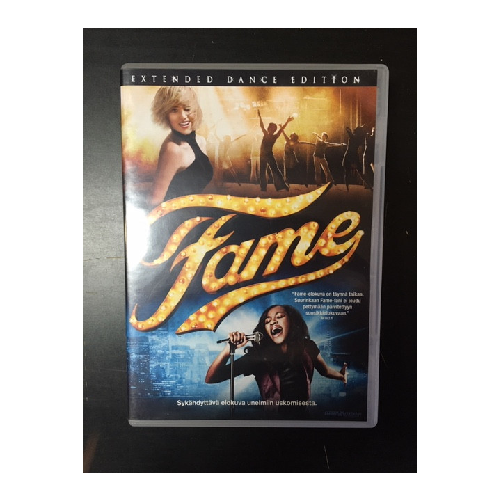 Fame (2009) (extended dance edition) DVD (VG+/M-) -draama/musikaali-