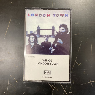 Wings - London Town (SWE/1978) C-kasetti (VG+/VG+) -pop rock-