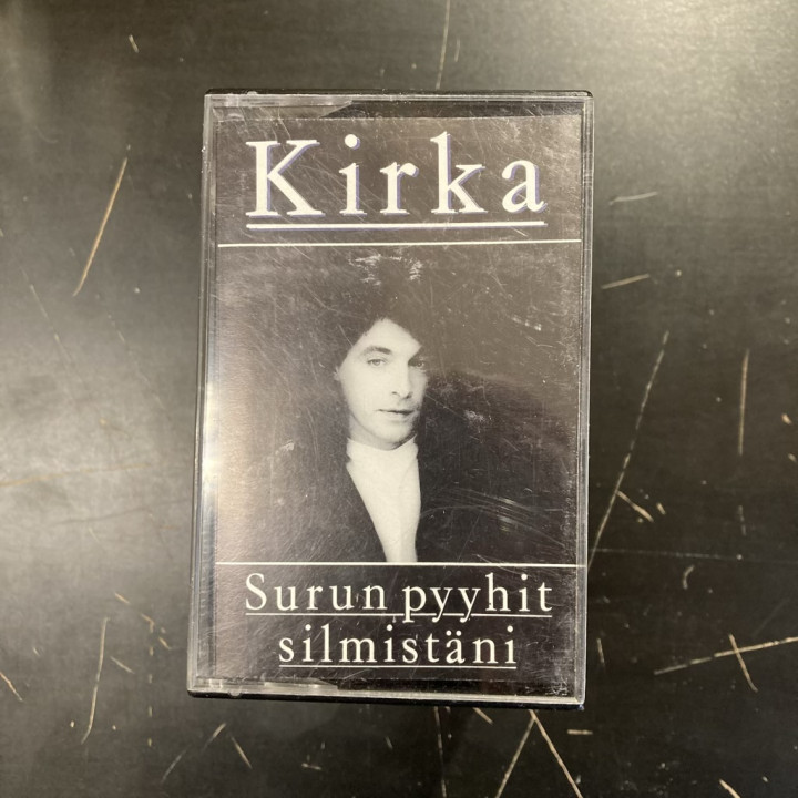 Kirka - Surun pyyhit silmistäni C-kasetti (VG+/VG+) -pop rock-