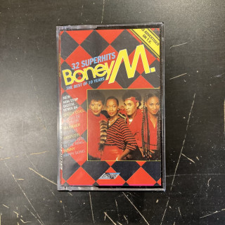 Boney M. - The Best Of 10 Years C-kasetti (VG+/M-) -disco-
