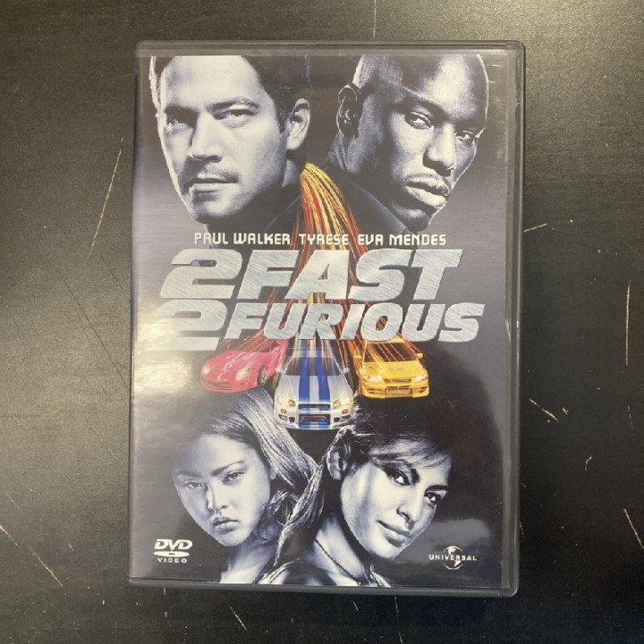 2 Fast 2 Furious DVD (VG+/M-) -toiminta-