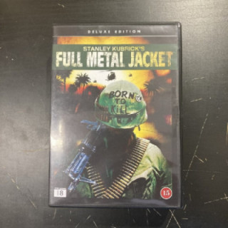 Full Metal Jacket (deluxe edition) DVD (M-/M-) -sota/draama-