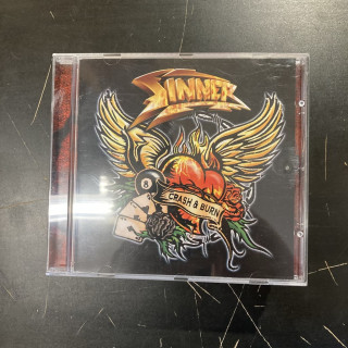 Sinner - Crash & Burn CD (VG+/VG+) -heavy metal-
