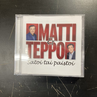 Matti ja Teppo - Satoi tai paistoi CD (M-/M-) -iskelmä-