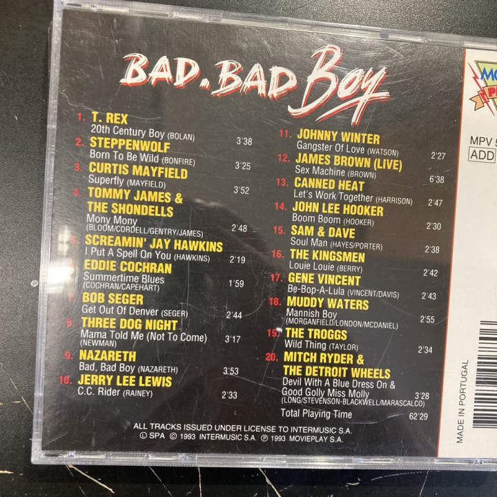 V/A - Bad, Bad Boy CD (VG+/VG+)