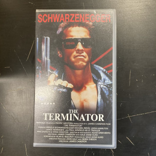 Terminator VHS (VG+/M-) -toiminta/sci-fi-