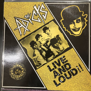 Adicts - Live And Loud! (UK/1987) LP (VG+/VG+) -punk rock-