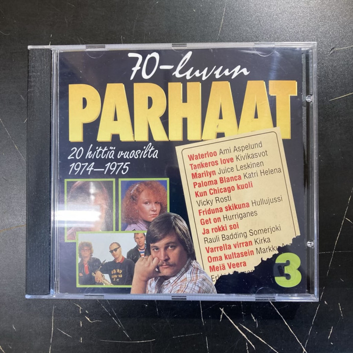 V/A - 70-luvun parhaat 3 (1974-1975) CD (M-/VG+)