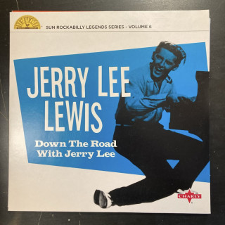 Jerry Lee Lewis - Down The Road With Jerry Lee (UK/2016/turquoise) 10'' LP (M-/M-) -rock n roll-
