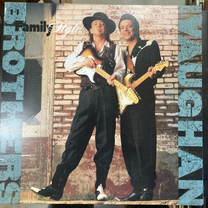 Vaughan Brothers - Family Style (EU/2015) LP (M-/VG+) -blues rock-