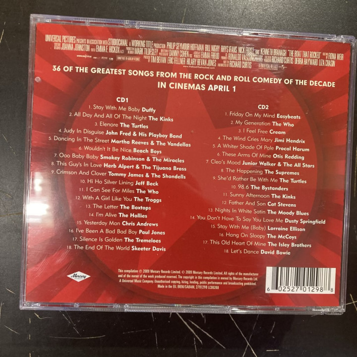 Boat That Rocked - The Soundtrack 2CD (VG+-M-/M-) -soundtrack-