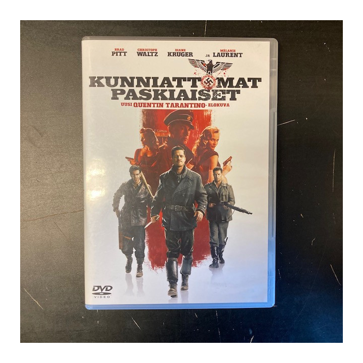 Kunniattomat paskiaiset DVD (VG+/M-) -sota-