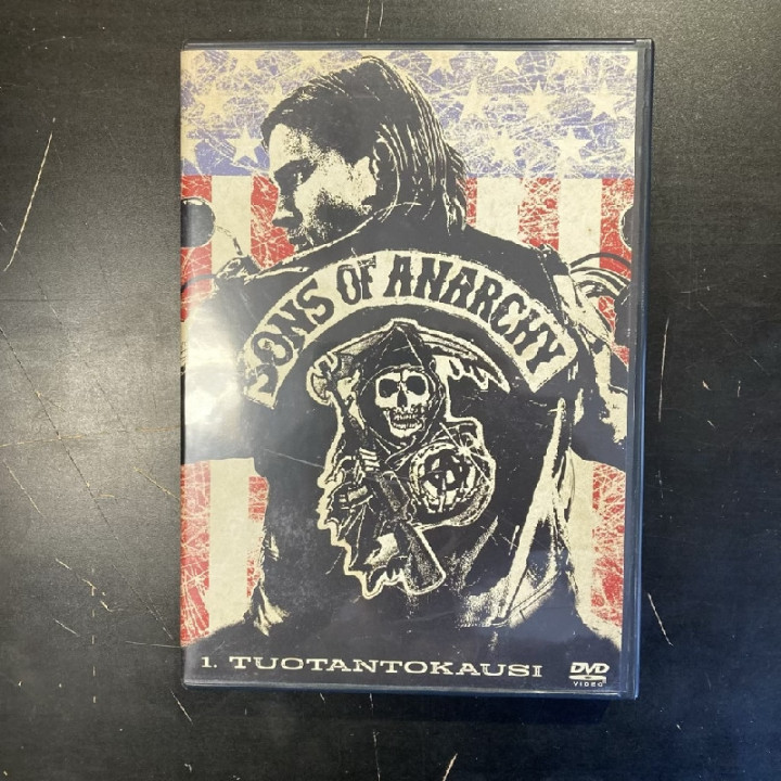 Sons Of Anarchy - Kausi 1 4DVD (VG+-M-/M-) -tv-sarja-