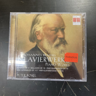 Peter Rösel - Brahms: Klavierwerke (Piano Works) CD (VG+/M-) -klassinen-