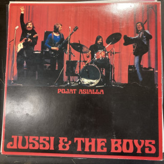 Jussi & The Boys - Pojat asialla (FIN/1974) LP (VG+/VG) -rock n roll-