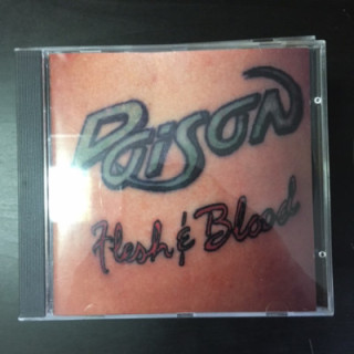 Poison - Flesh & Blood CD (VG+/M-) -hard rock-