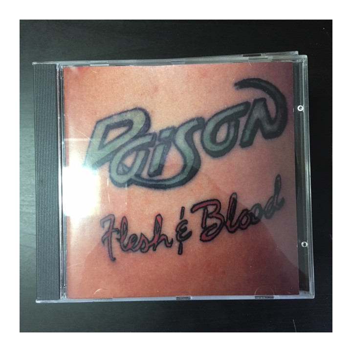 Poison - Flesh & Blood CD (VG+/M-) -hard rock-