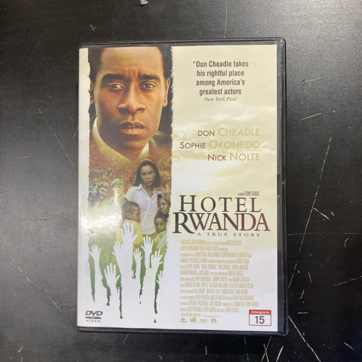 Hotelli Ruanda DVD (M-/M-) -draama-