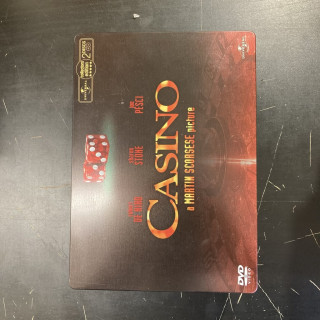 Casino (steelbook) 2DVD (VG-VG+/M-) -draama-