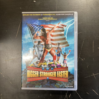 Bigger Stronger Faster DVD (VG/M-) -dokumentti-