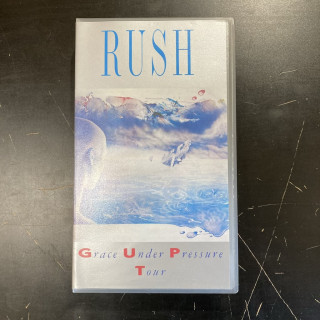 Rush - Grace Under Pressure Tour VHS (VG+/M-) -prog rock-