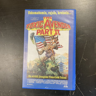 Toxic Avenger Part II VHS (VG+/M-) -toiminta/komedia-