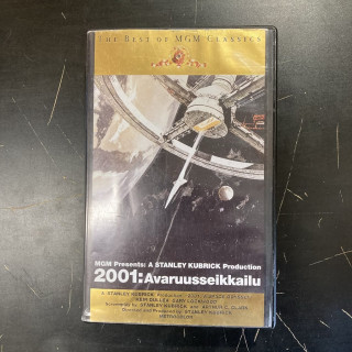 2001 - avaruusseikkailu VHS (VG+/VG+) -seikkailu/sci-fi-
