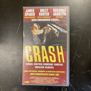 Crash (1996) VHS (VG+/VG+) -jännitys-
