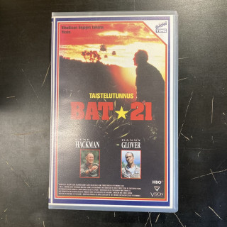Taistelutunnus Bat 21 VHS (VG+/M-) -sota/draama-