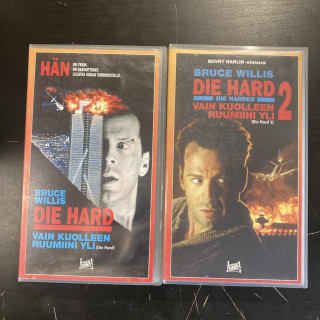 Die Hard - vain kuolleen ruumiini yli 1-2 VHS (VG+/M-) -toiminta-