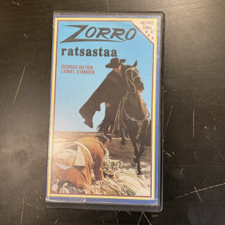 Zorro ratsastaa VHS (VG+/VG+) -seikkailu-