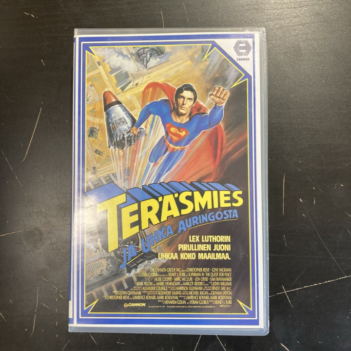 Teräsmies ja uhka auringosta VHS (VG+/M-) -toiminta/sci-fi-