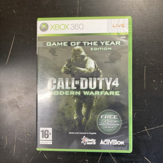 Call Of Duty 4 - Modern Warfare (Xbox 360) (VG/M-)