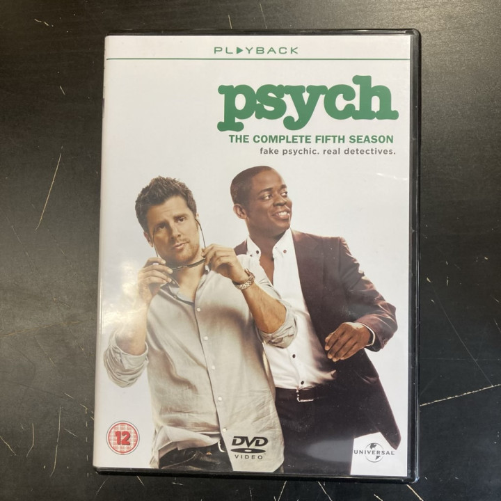 Psych - Season 5 5DVD (VG-M-/M-) -tv-sarja- (ei suomenkielistä tekstitystä)