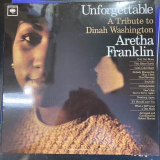 Aretha Franklin - Unforgettable (A Tribute To Dinah Washington) (limited numbered edition/EU/2022/clear) LP (M-/M-) -soul-