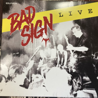 Bad Sign - Live 10'' LP (VG+/VG+) -blues rock-